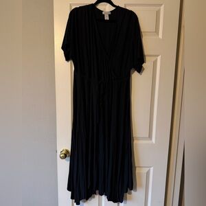 Jessica London Classic Black Maxi Dress, 18